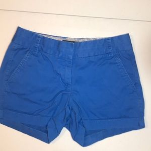 J Crew royal blue twill shorts